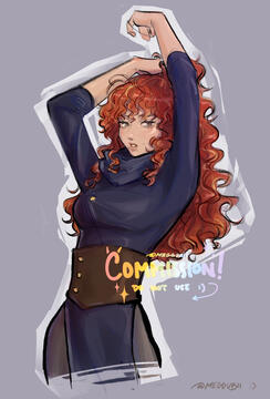 colored half body, 2025